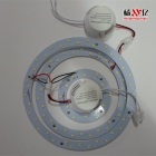 把吸顶灯的环形灯管换成LED灯盘，结果发现不如原来亮。