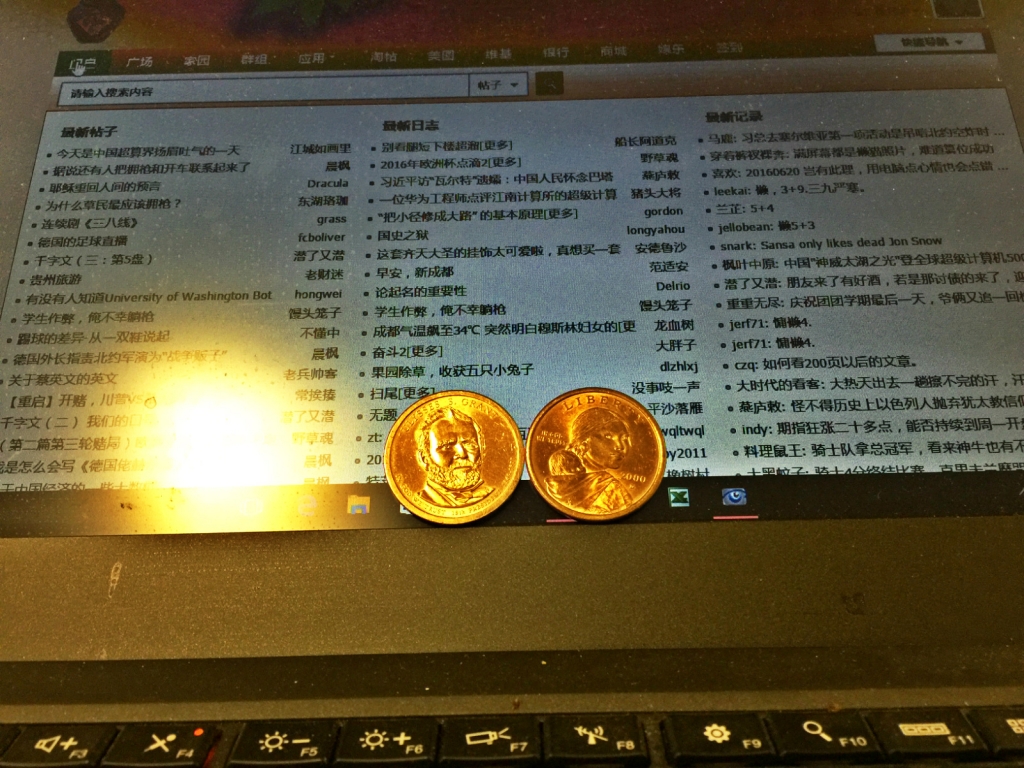 两枚美金一元硬币- 齐若散的日志- 爱吱声- Powered by Discuz!